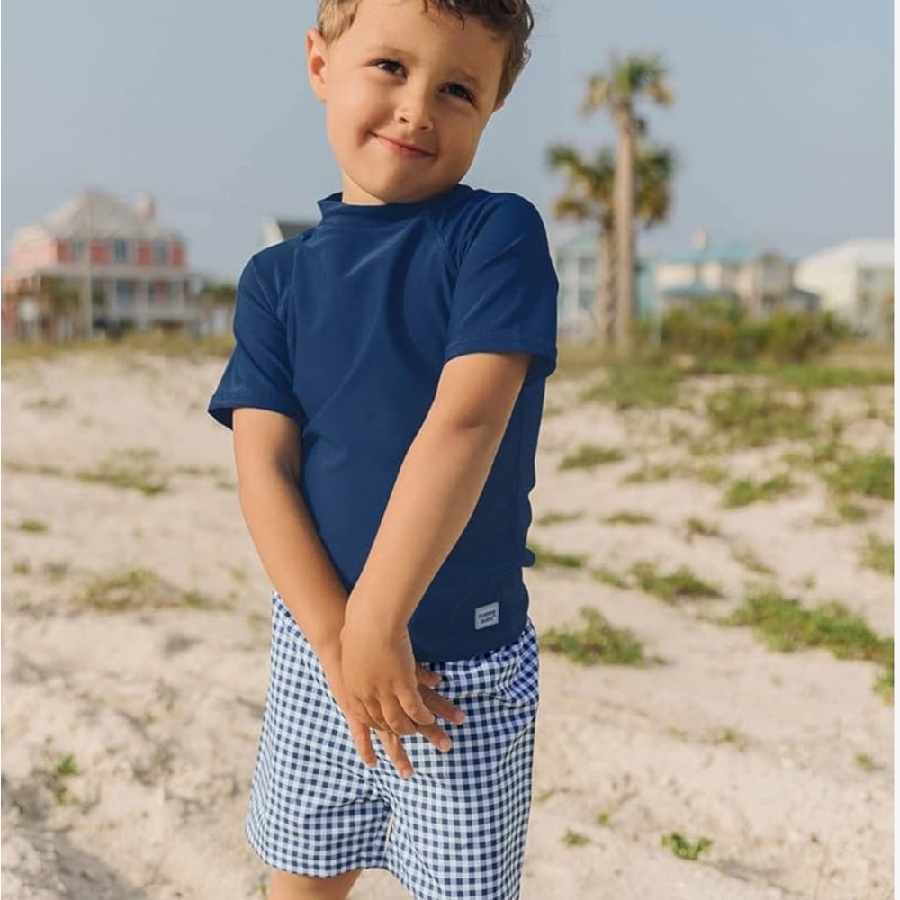 Rugged Butts Navy Short Sleeve Rash Guard